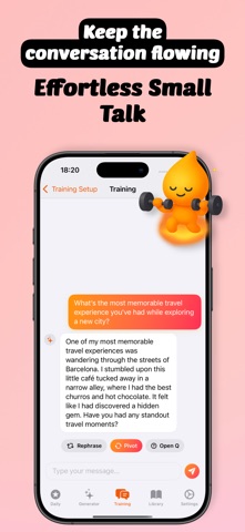 AI Small Talks - Daily Spark iPhone screenshot