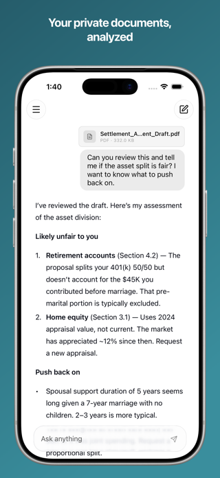 Confer Private AI Screenshot 4 of 5