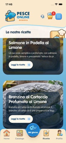 Pesce Online Genova iPhone screenshot 5