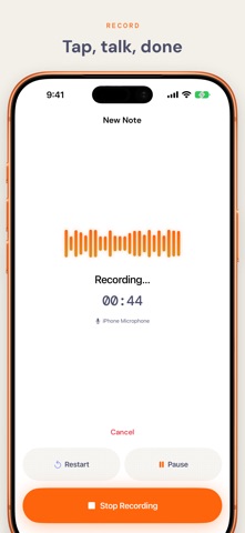 Quick Notes (easy voice notes) screenshot