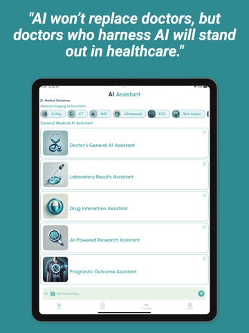 MedSafeAI: AI Doctor Assistant iPad screenshot