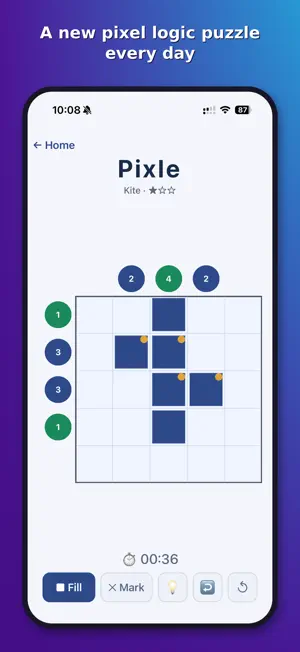 Pixle: Daily Nonogram Puzzle screenshot 1
