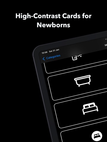 TinyLook: Baby Contrast Cards iPad screenshot