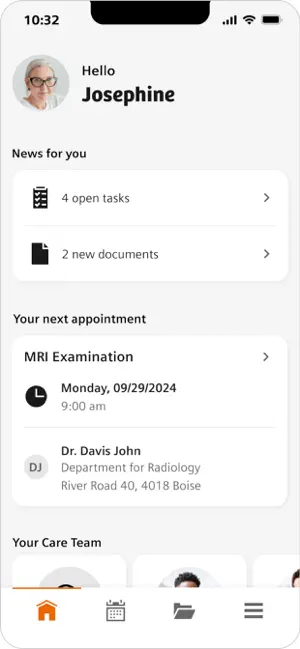 eHealth Patient Portal screenshot 2