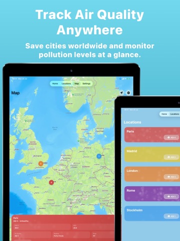 Haze: Air Quality & AQI Map iPad screenshot 2