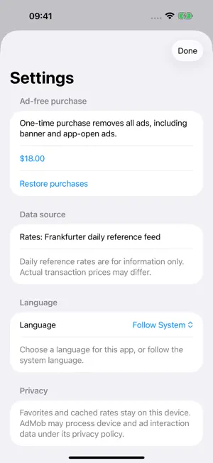 TodayRate screenshot 4