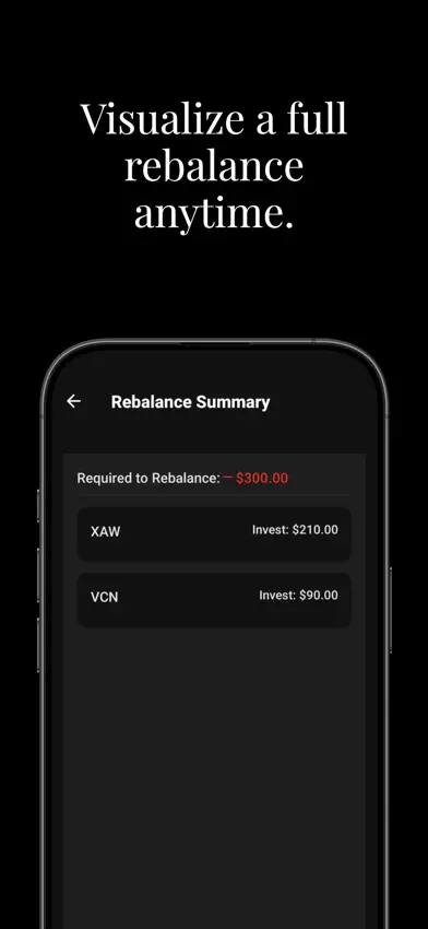 Balanceport - ETF Allocator screenshot 5
