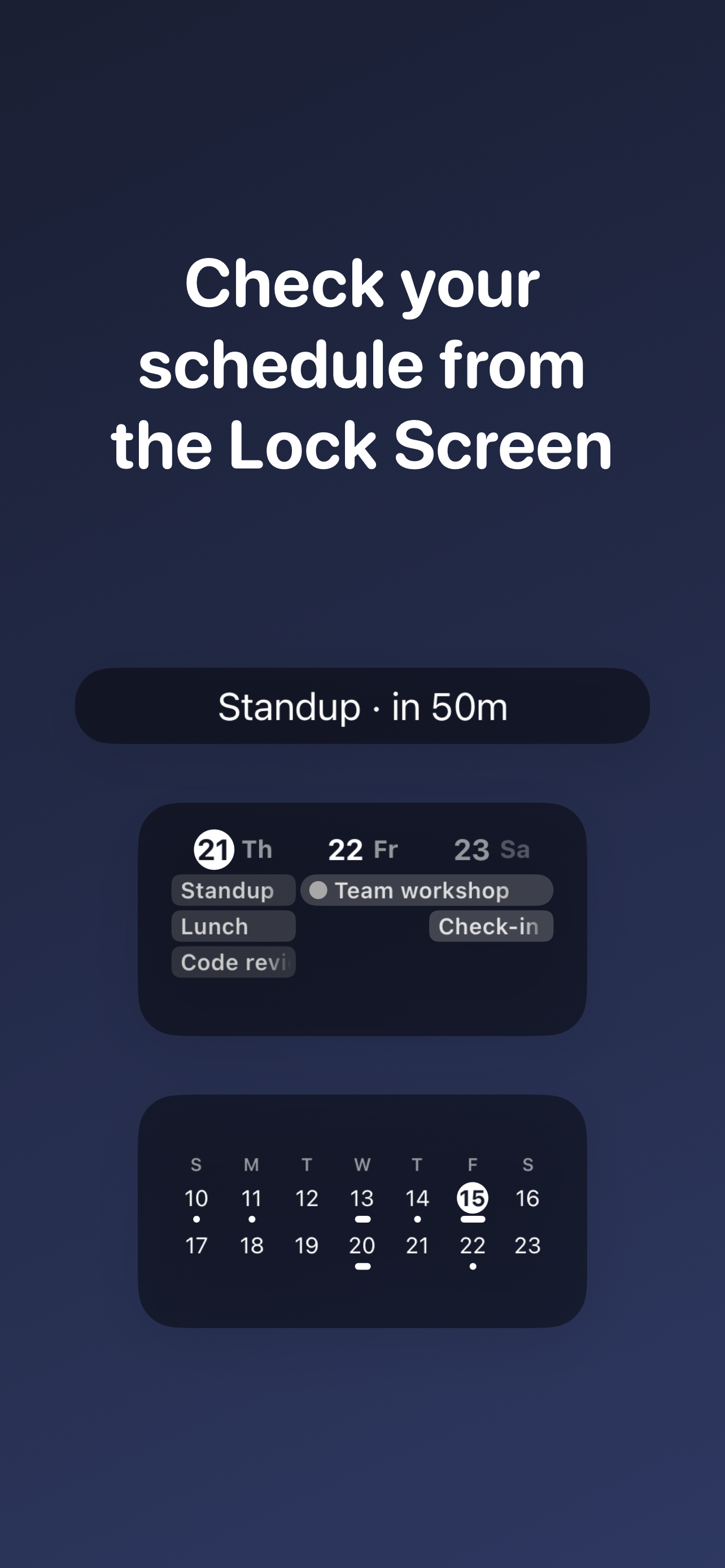 CompactCalendar - Month Widget screenshot 3