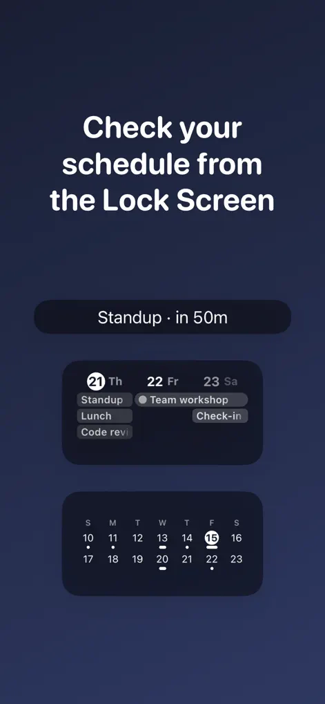 CompactCalendar - Month Widget - Productivity App | MWM