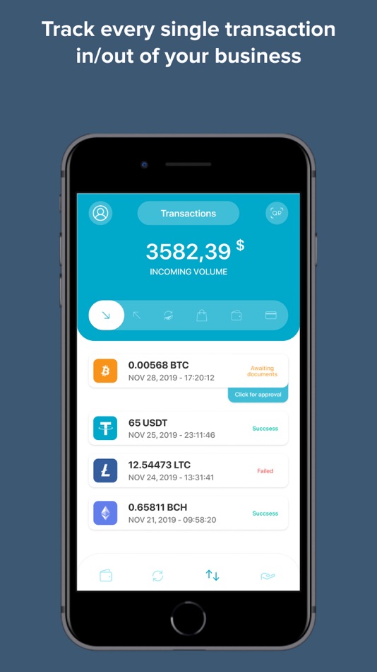 #5. Elegro Business Wallet (iOS) 由: Niko Technologies