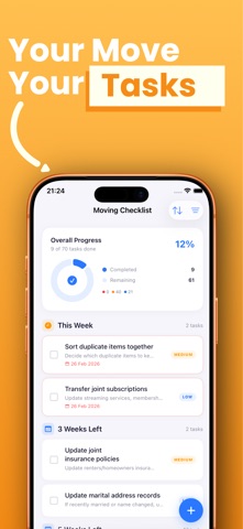 Moving Checklist - MovePlanner Screenshot 2 of 6