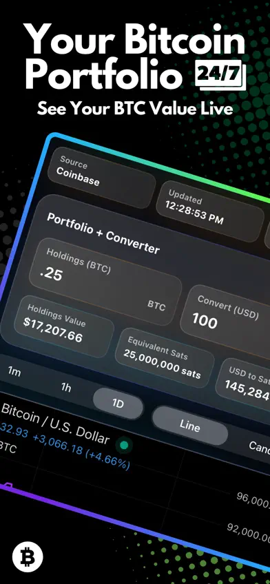 Bitcoin Live Price & Portfolio screenshot 3