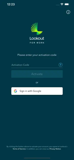 Lookout for Work screenshot 1