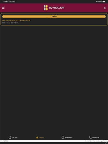 Buy Bullion App iPad screenshot