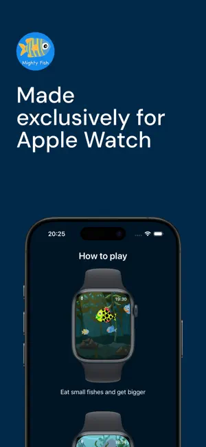 Mighty Fish Arcade Watch Game screenshot 1