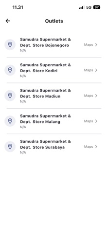 Samudra Supermarket iPhone screenshot 3