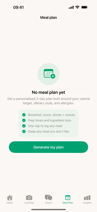 Sana - AI Nutrition Coach screenshot 3