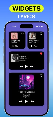 Anywhere - Music Player iPhone screenshot