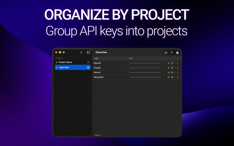 #3. SecretKit — API Key Manager (macOS) Por: perpetual media ltd.