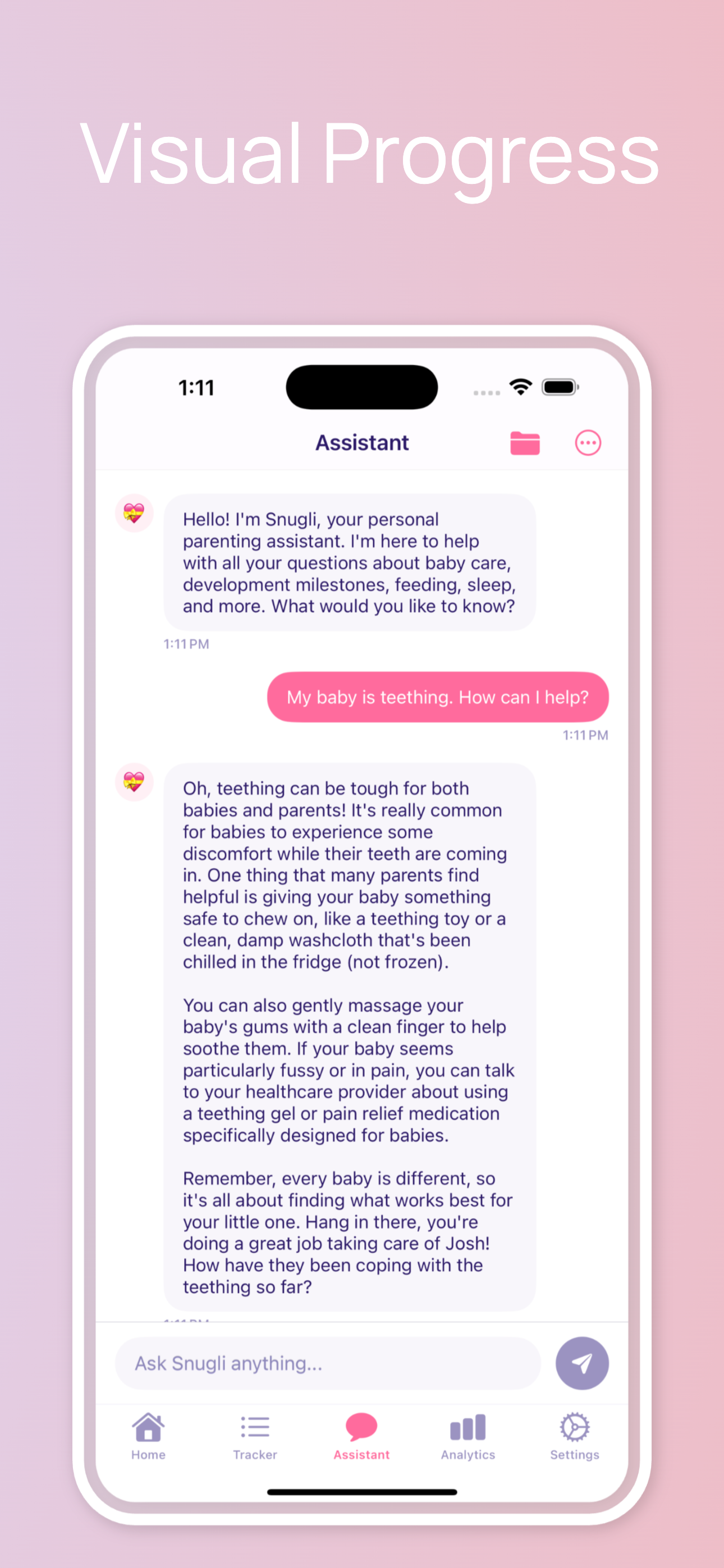 Snugli - Baby Tracker & Care screenshot 7