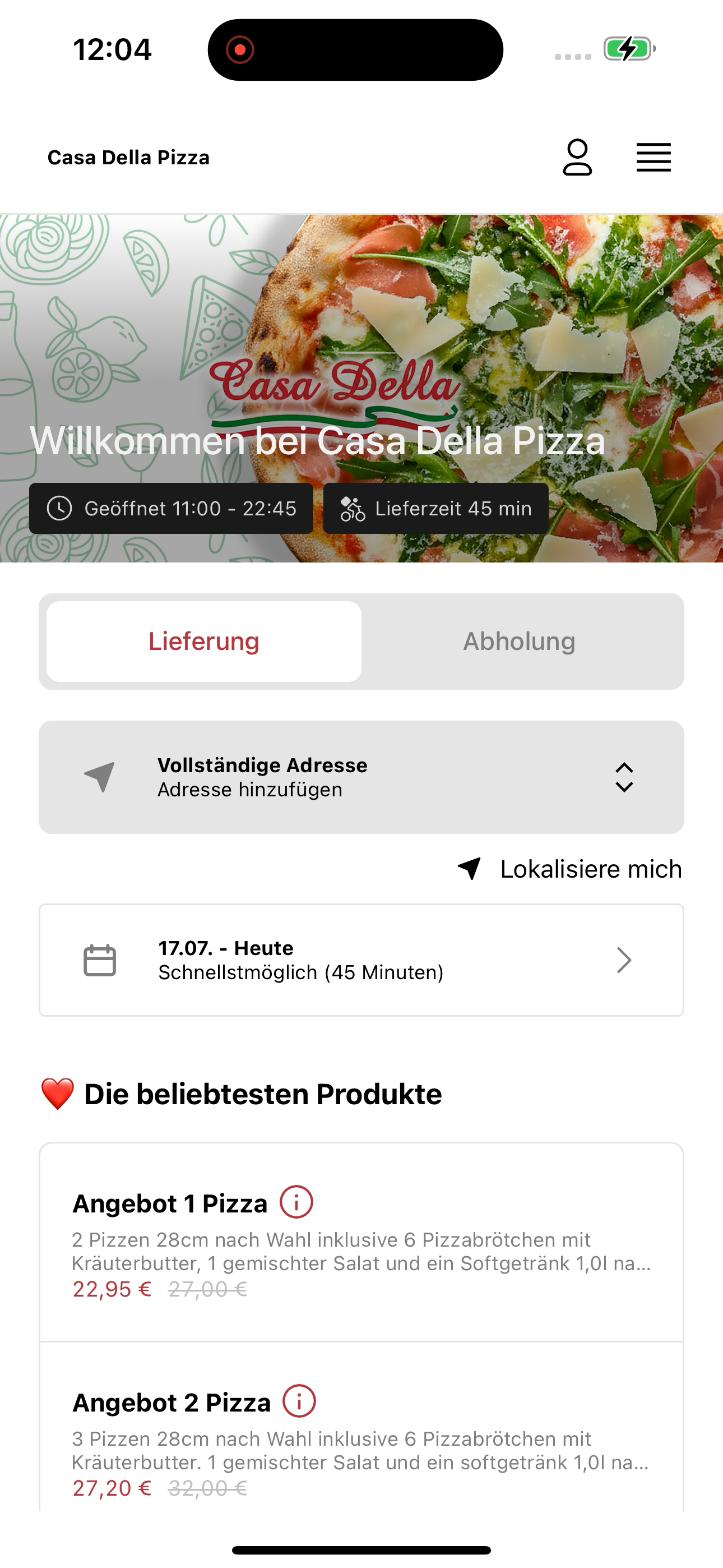 Casa Della Pizza DE screenshot 3