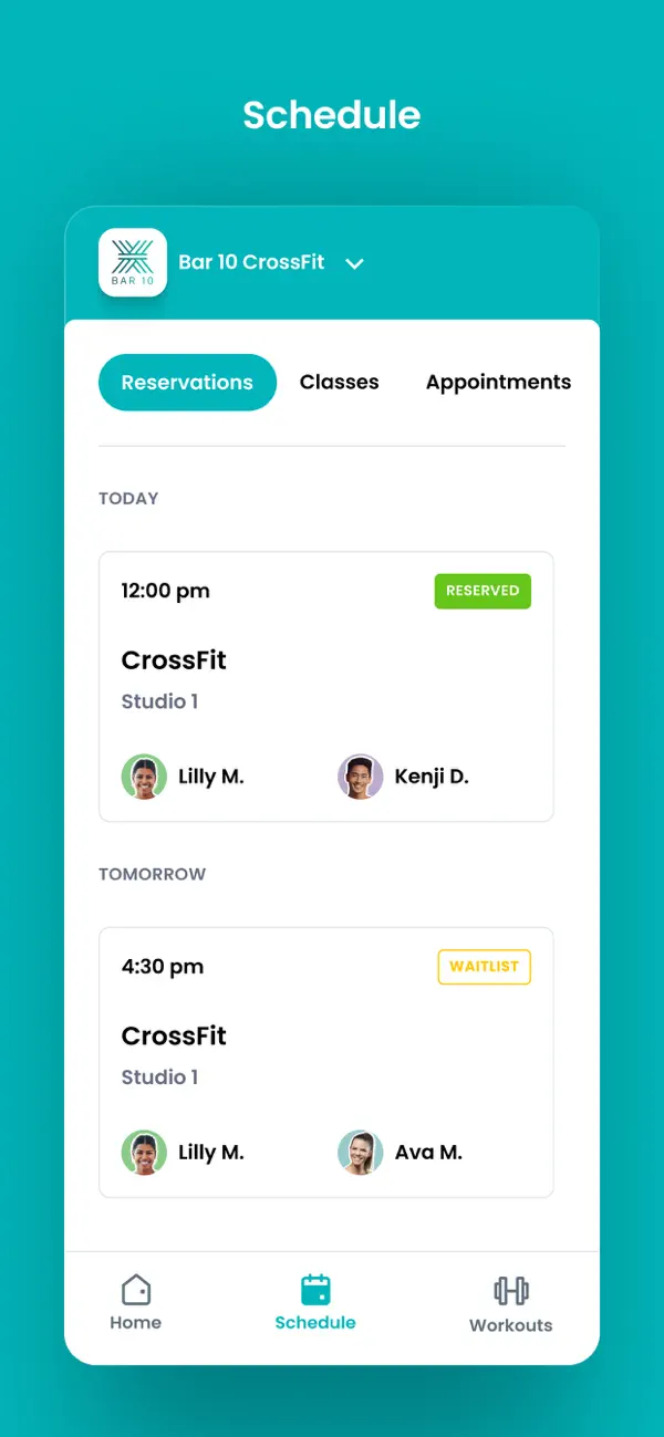 Screenshot #3 pour Bar 10 CrossFit
