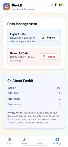 Pack-it screenshot