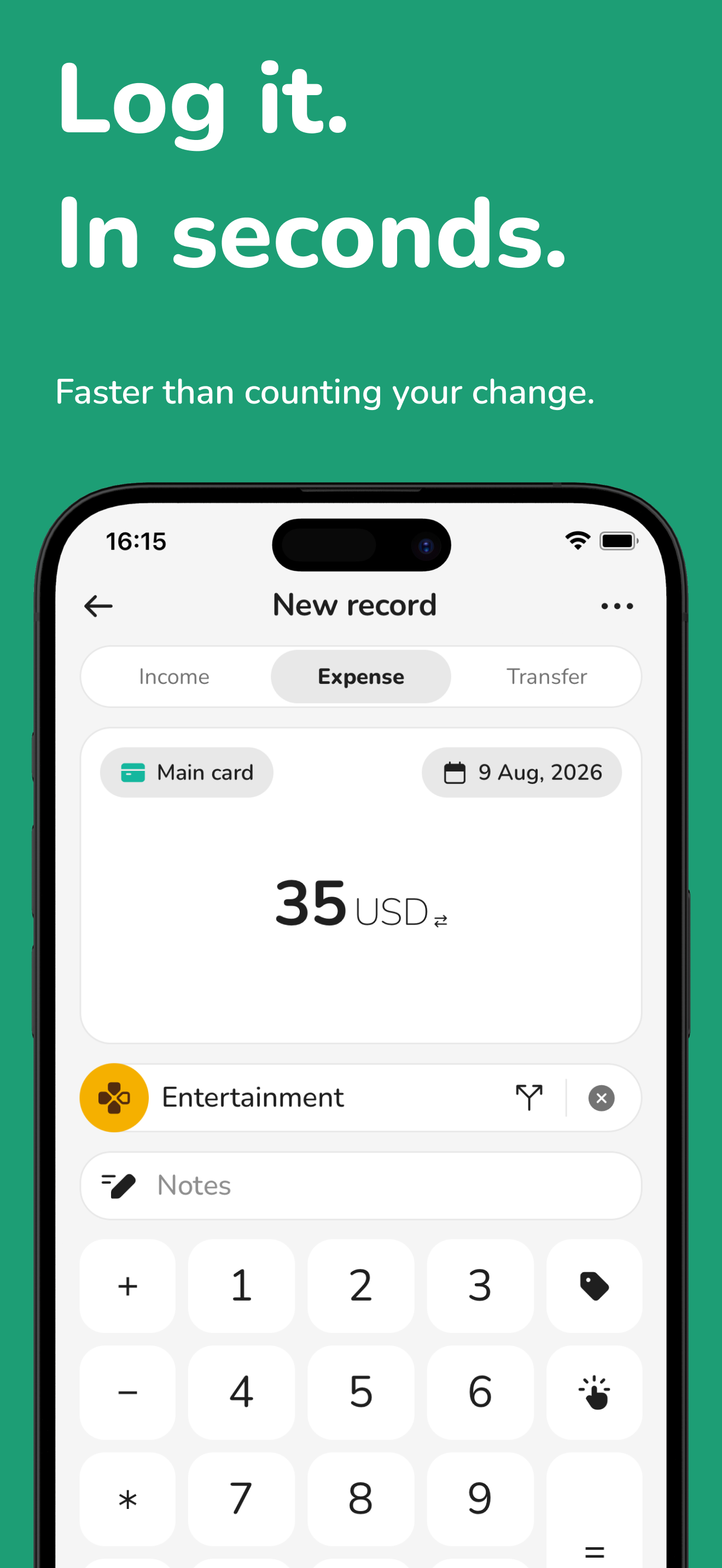 Kaspo: Budget Expense Tracker screenshot 3