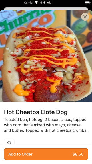 Churrito Loco iPhone screenshot 4 - Food & Drink app
