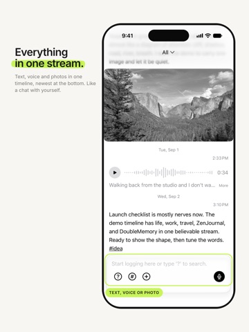 ZenJournal: Minimalist Log iPad screenshot