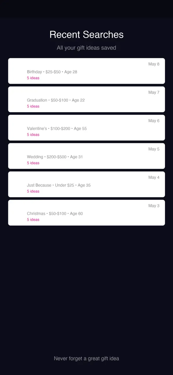 Screenshot #1 pour Gift Spark