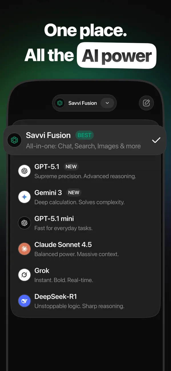 #4. Chatbot AI Assistant - Savvi (iOS) By: Caqui Apps