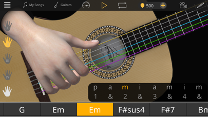 Screenshot #2 pour Guitar 3D - Accords de base