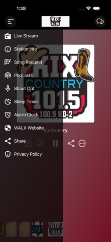 KIX COUNTRY  WALX-HD2 iPhone screenshot