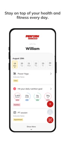Perform Fitness screenshot