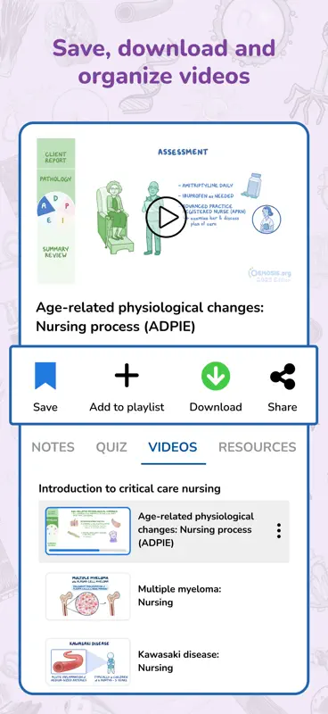 Osmosis - Nursing Exam Prep screenshot 2 of 8