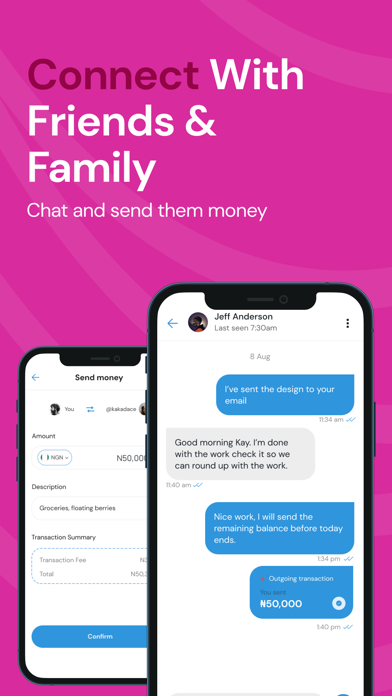 Gofree: chat and send money Screenshot