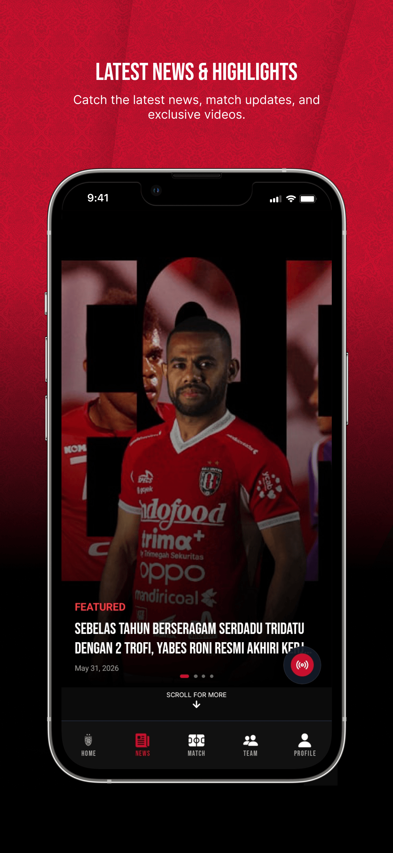 Bali United screenshot 2