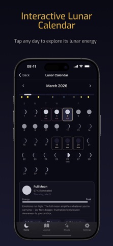 Lunne+ Moon Phase & Calendar screenshot