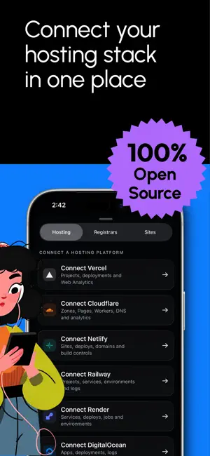 Verceltics — Hosting & Domains screenshot 2