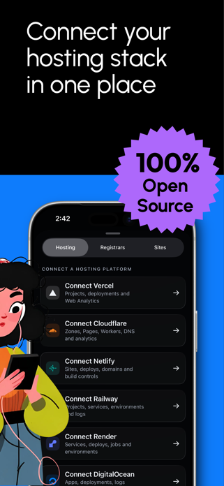 Verceltics — Hosting & Domains Screenshot 2 of 4