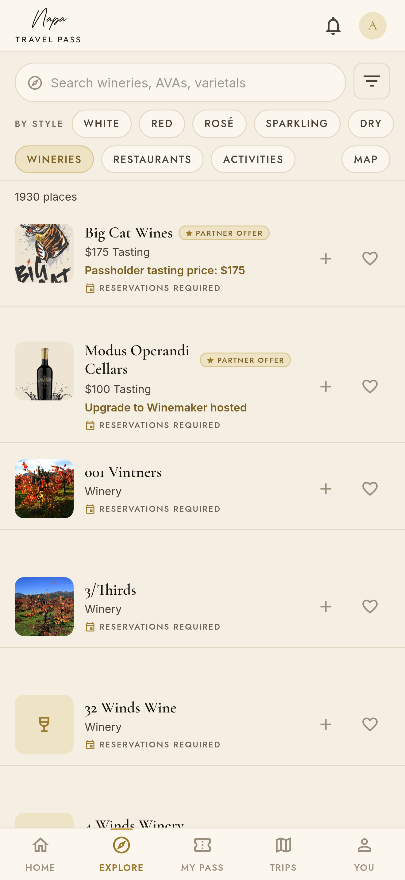 Napa Travel Pass screenshot 2