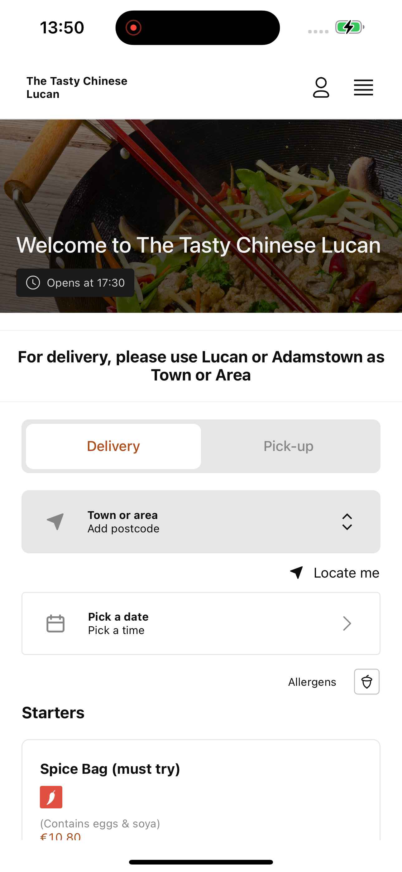 The Tasty Chinese Lucan screenshot 5