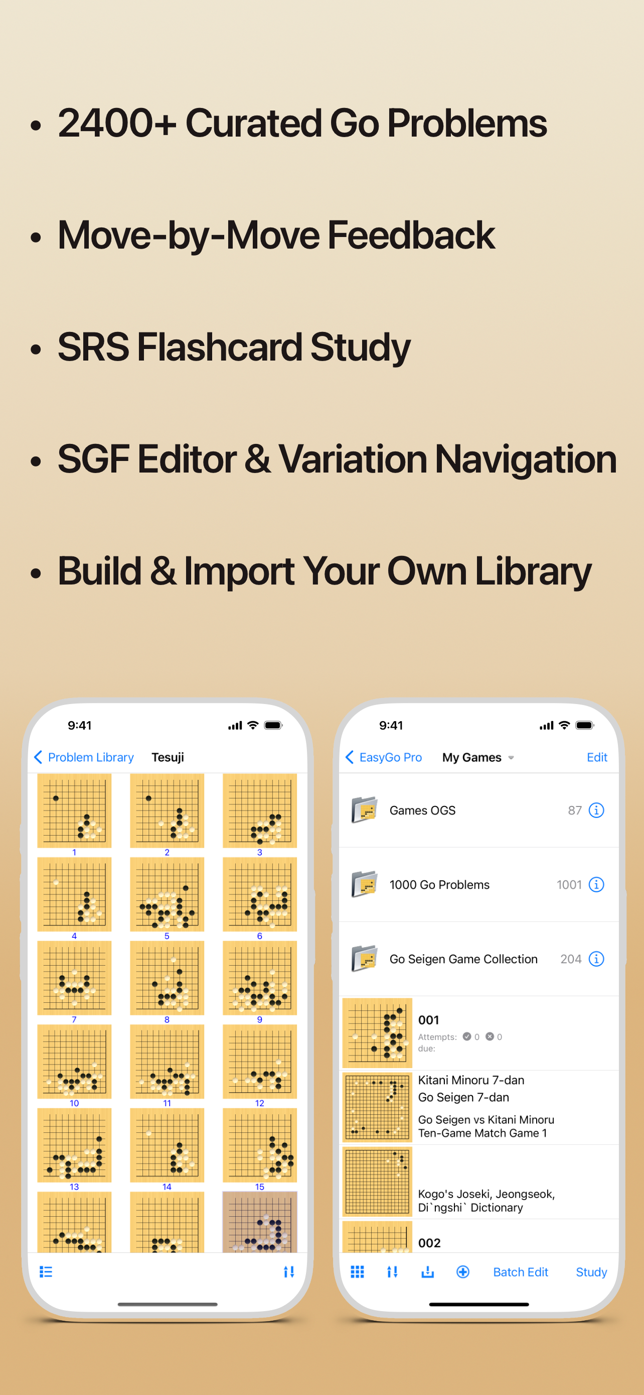 EasyGo Pro-Tsumego, SGF editor