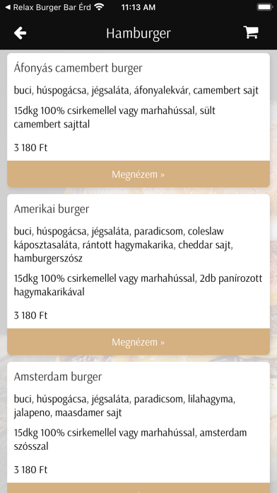 Relax Burger Bar Screenshot