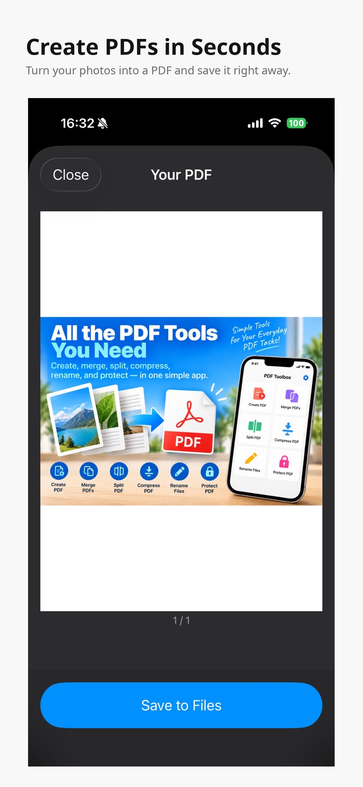 Screenshot 1 of PDF Toolbox Edit & Manage PDFs