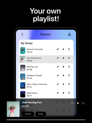 Musicfy - AI Music Generator iPad screenshot