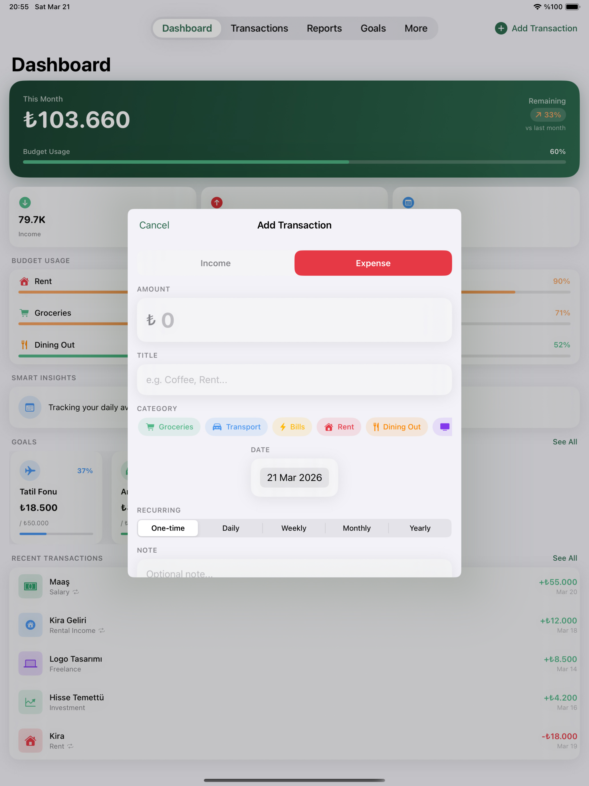 BudgetMe: Budget Planner