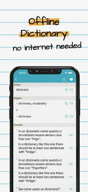 Italian English Dictionary ++ screenshot 4