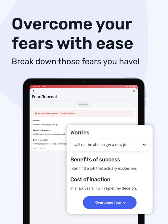 Thera AI Mental Health Journal iPad screenshot 6 - Health & Fitness app